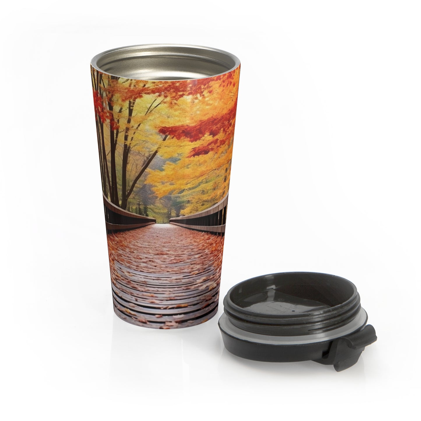 Autumn Pathway Travel Mug