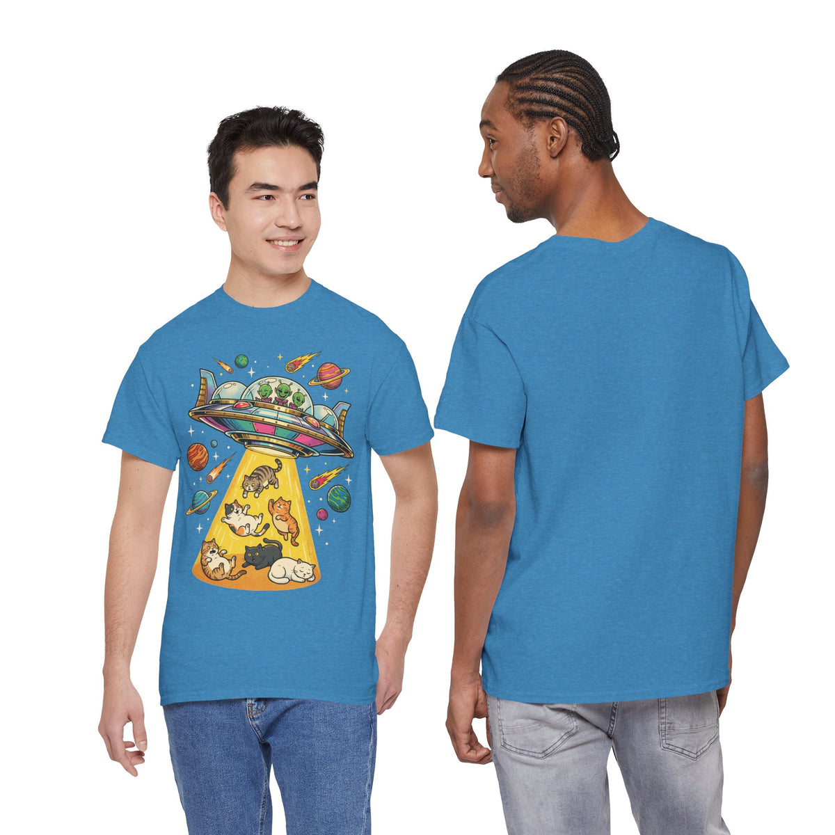 Alien Cat Abduction T-Shirt