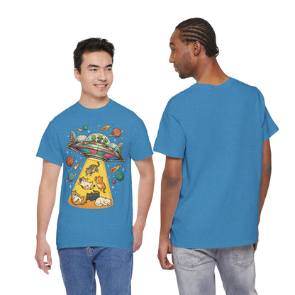Alien Cat Abduction T-Shirt