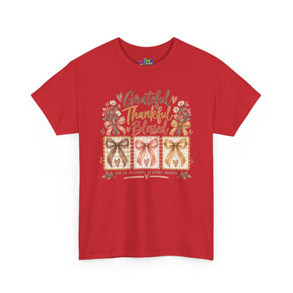 Grateful Thankful Blessed Christian T-Shirt
