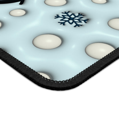 Melty Snowman Smile Mouse Pad