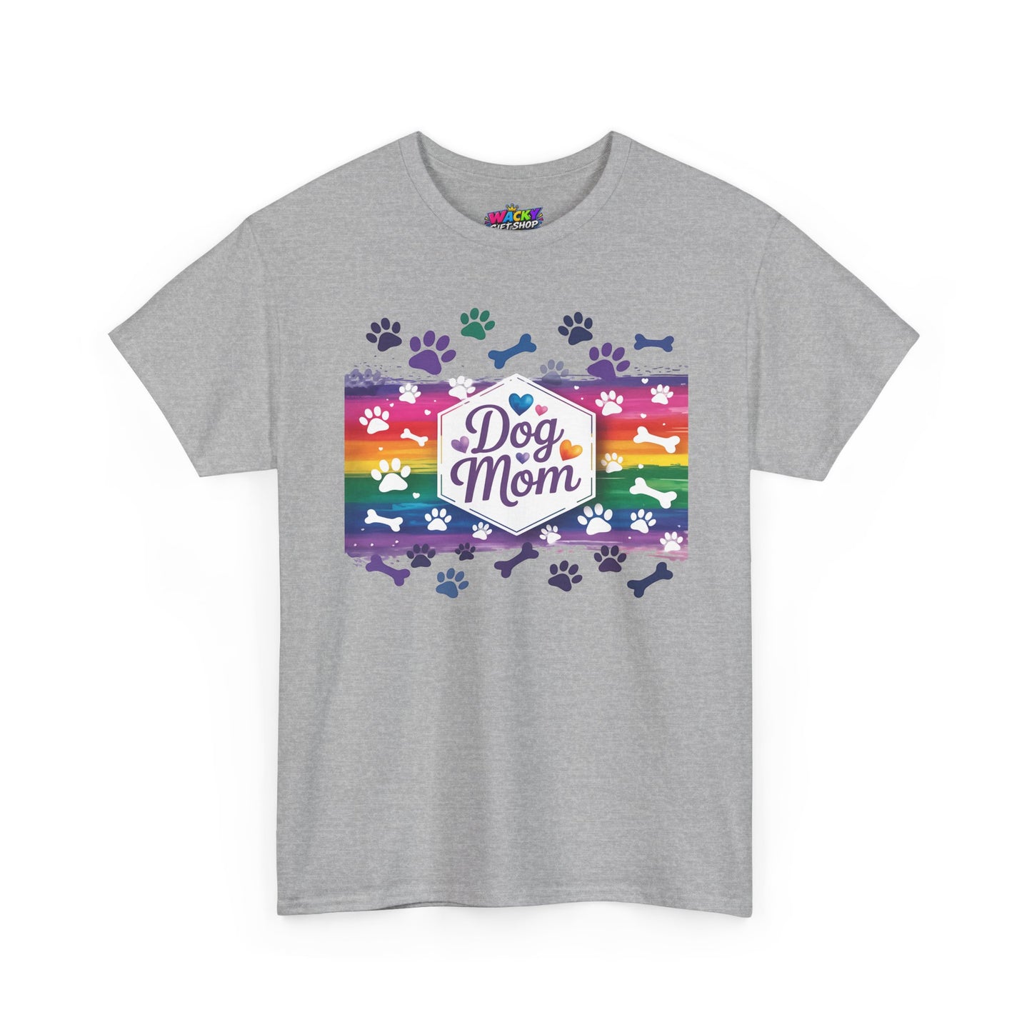 Dog Mom Rainbow T-Shirt