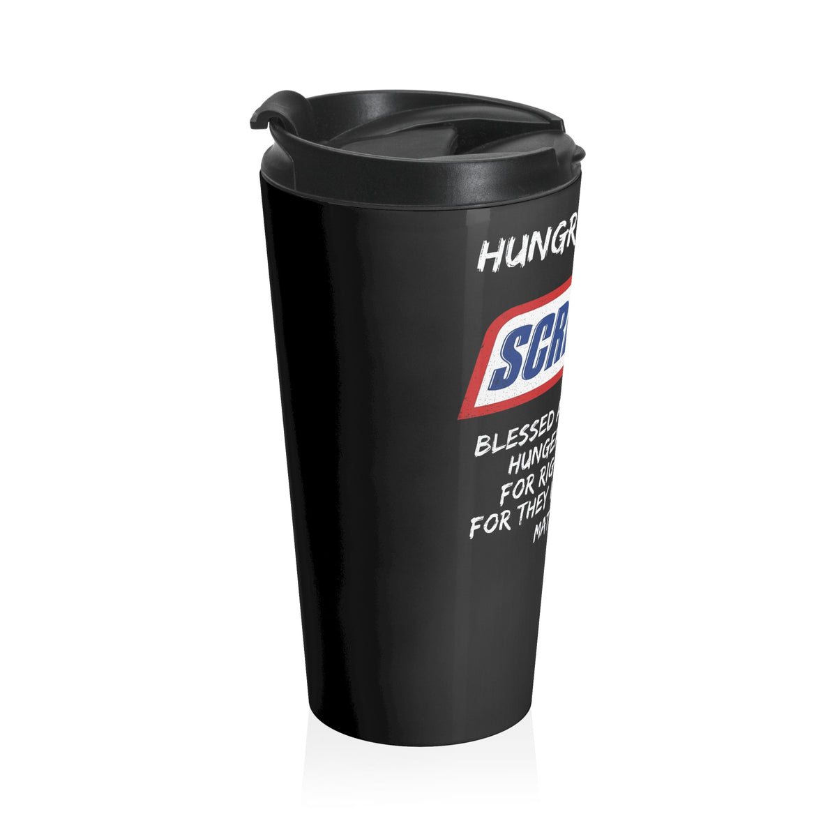 Hungry? Grab a Scripture Stainless Steel Travel Mug