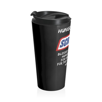 Hungry? Grab a Scripture Stainless Steel Travel Mug