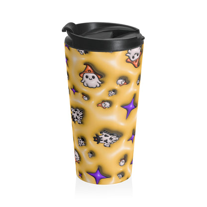 Spooky Ghost Vibes Travel Mug