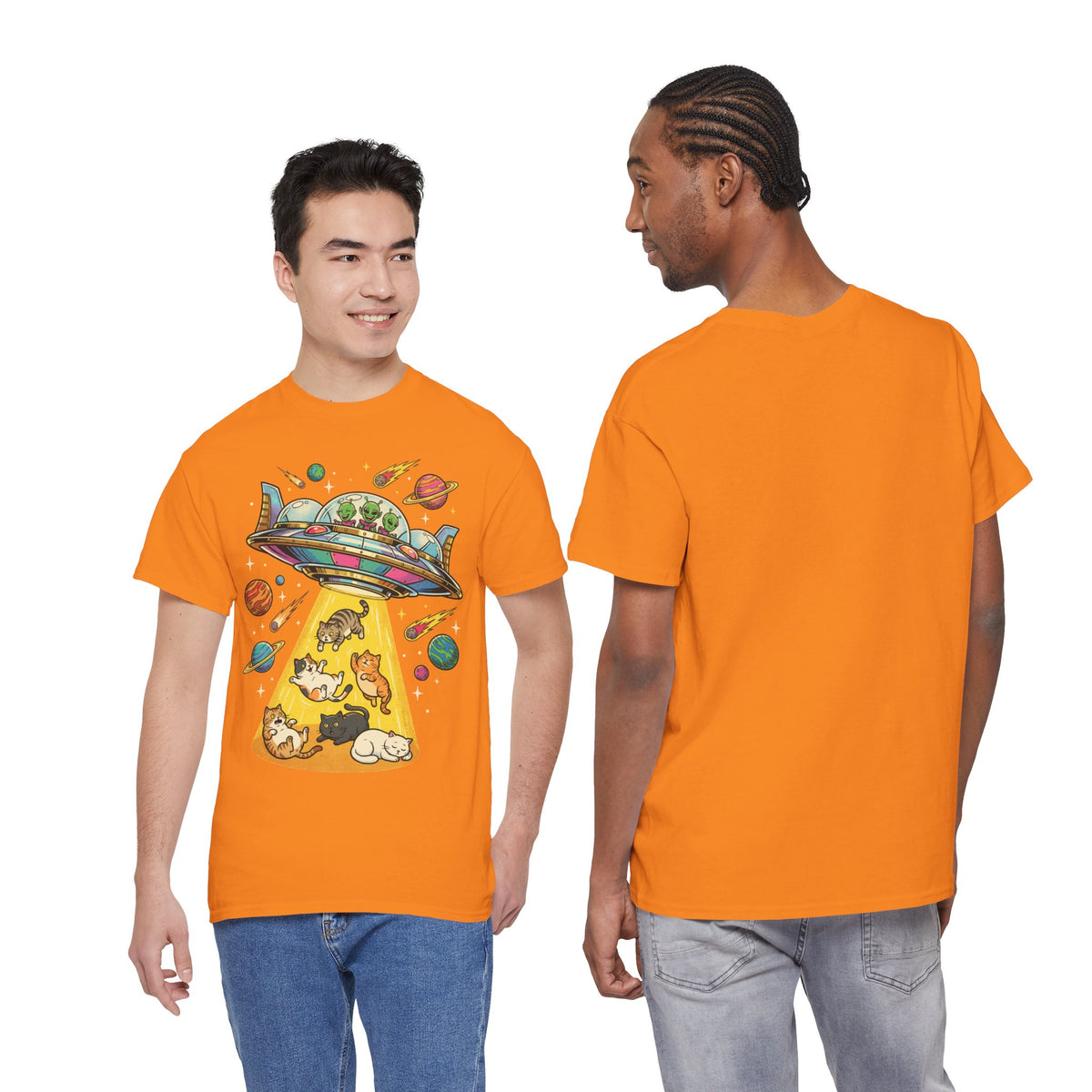 Alien Cat Abduction T-Shirt