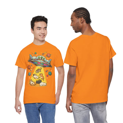 Alien Cat Abduction T-Shirt