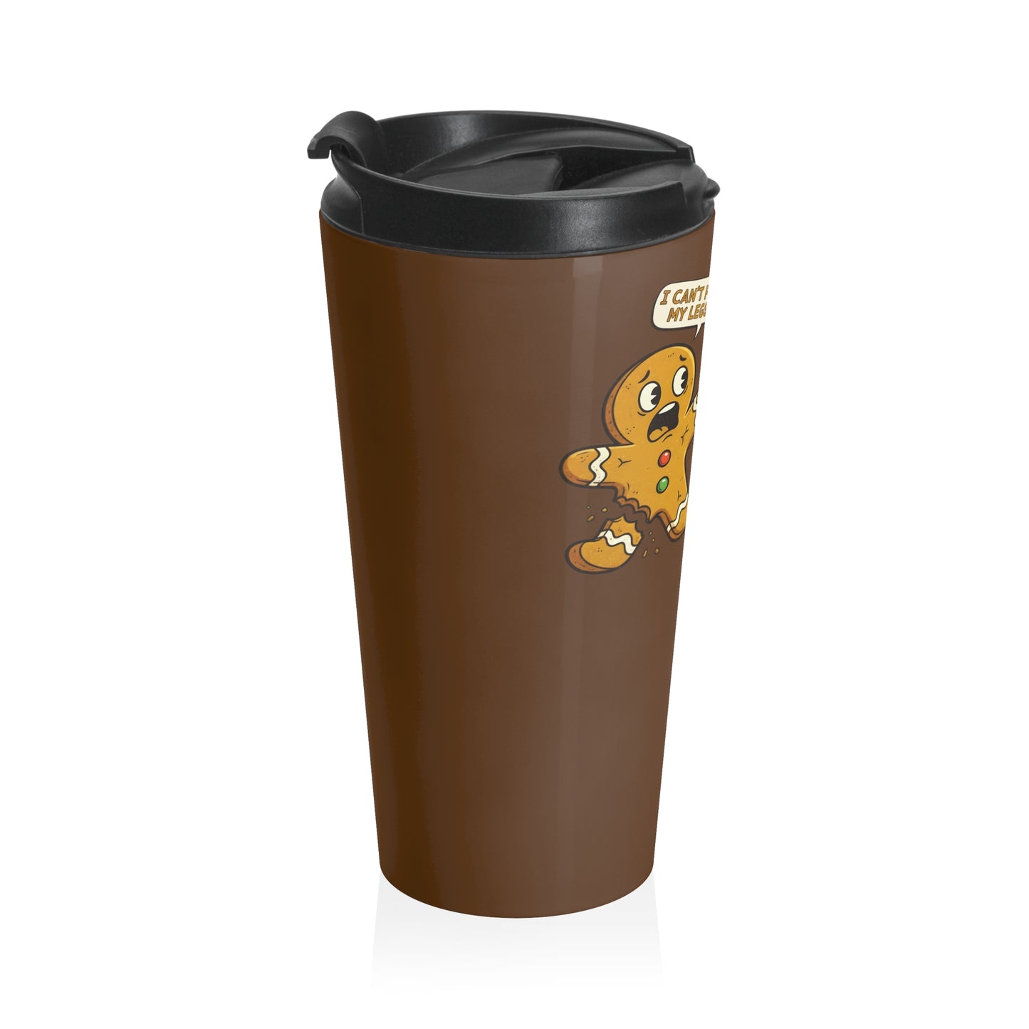 Gingerbread Panic Travel Mug