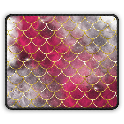 Cosmic Mermaid Scales Mouse Pad