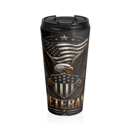 American Veteran Eagle Stainless Steel Travel Mug