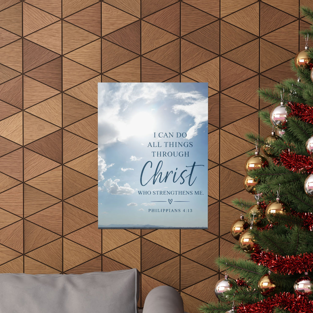 I Can Do All Things Through Christ Christian Matte Poster