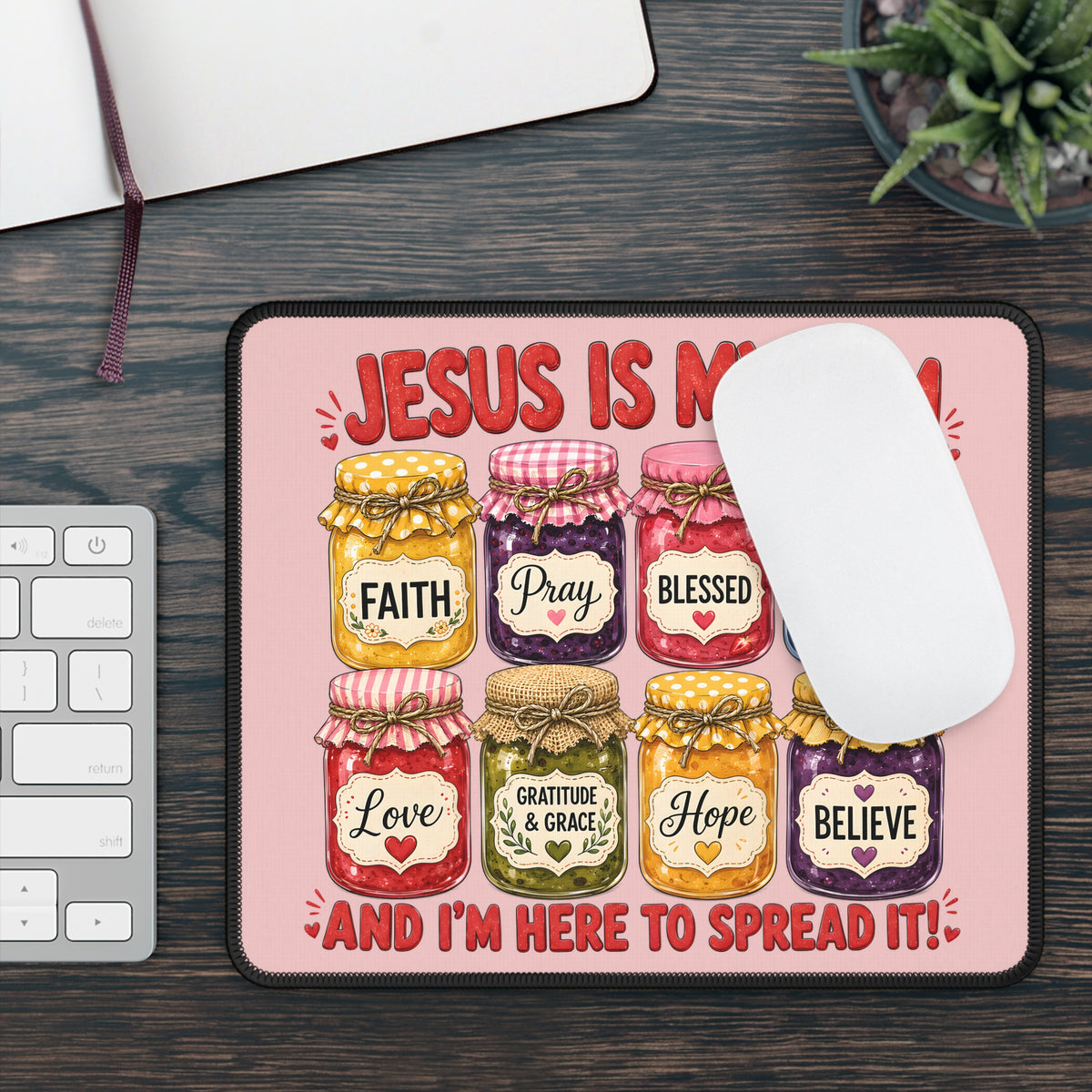 Jesus Is My Jam Mouse Pad