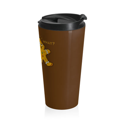 Gingerbread Panic Travel Mug