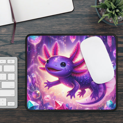 Cosmic Galaxy Axolotl Mouse Pad