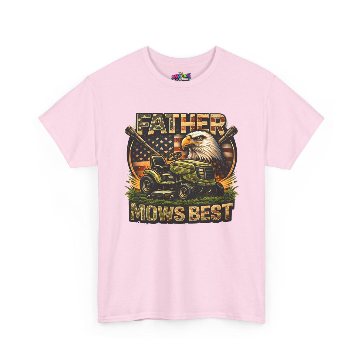 Father Mows Best Lawn Mower T-Shirt