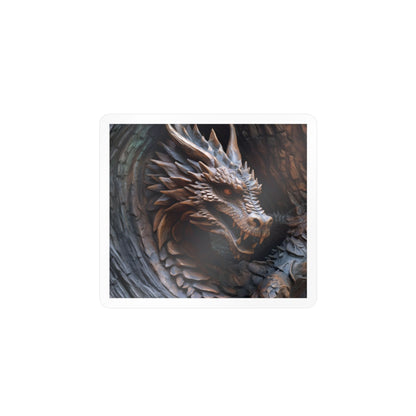 Fierce Dragon Kiss-Cut Vinyl Sticker