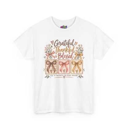 Grateful Thankful Blessed Christian T-Shirt