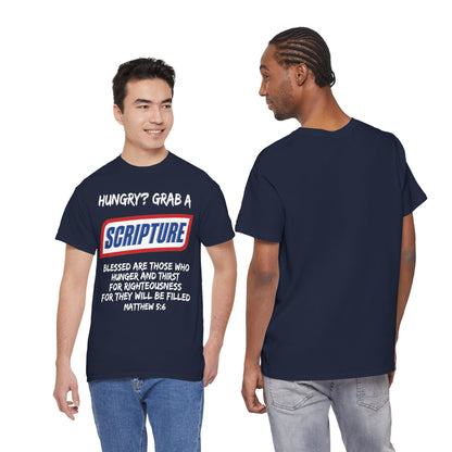 Hungry? Grab a Scripture T-Shirt