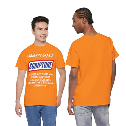 Hungry? Grab a Scripture T-Shirt
