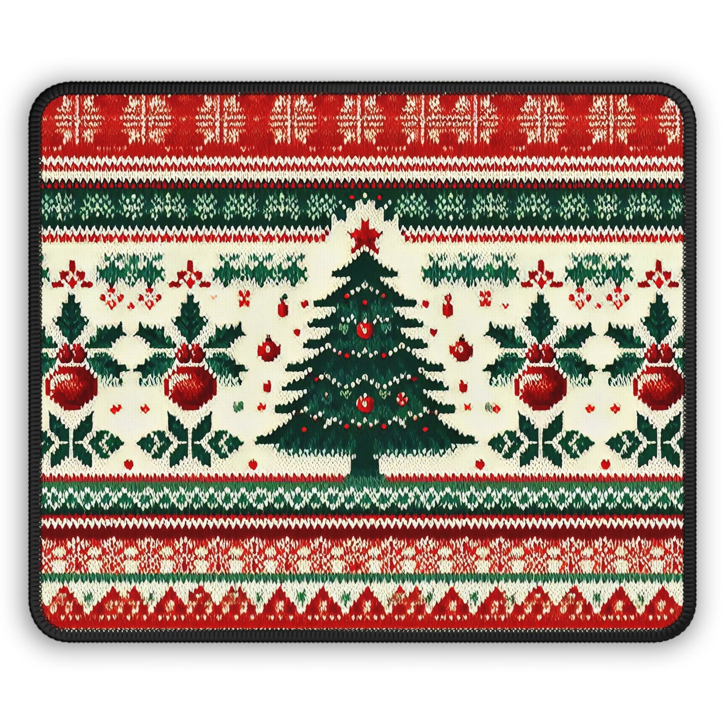 Ugly Christmas Sweater Tree Mouse Pad