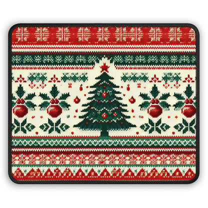 Ugly Christmas Sweater Tree Mouse Pad
