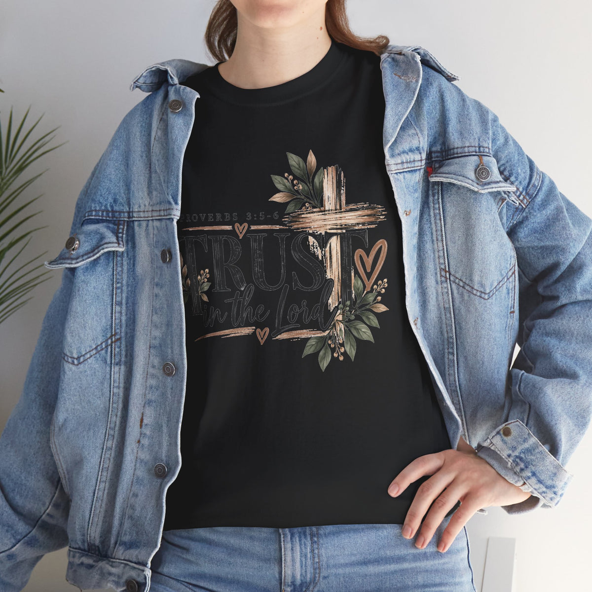 Trust in the Lord Proverbs 3:5-6 Christian T-Shirt
