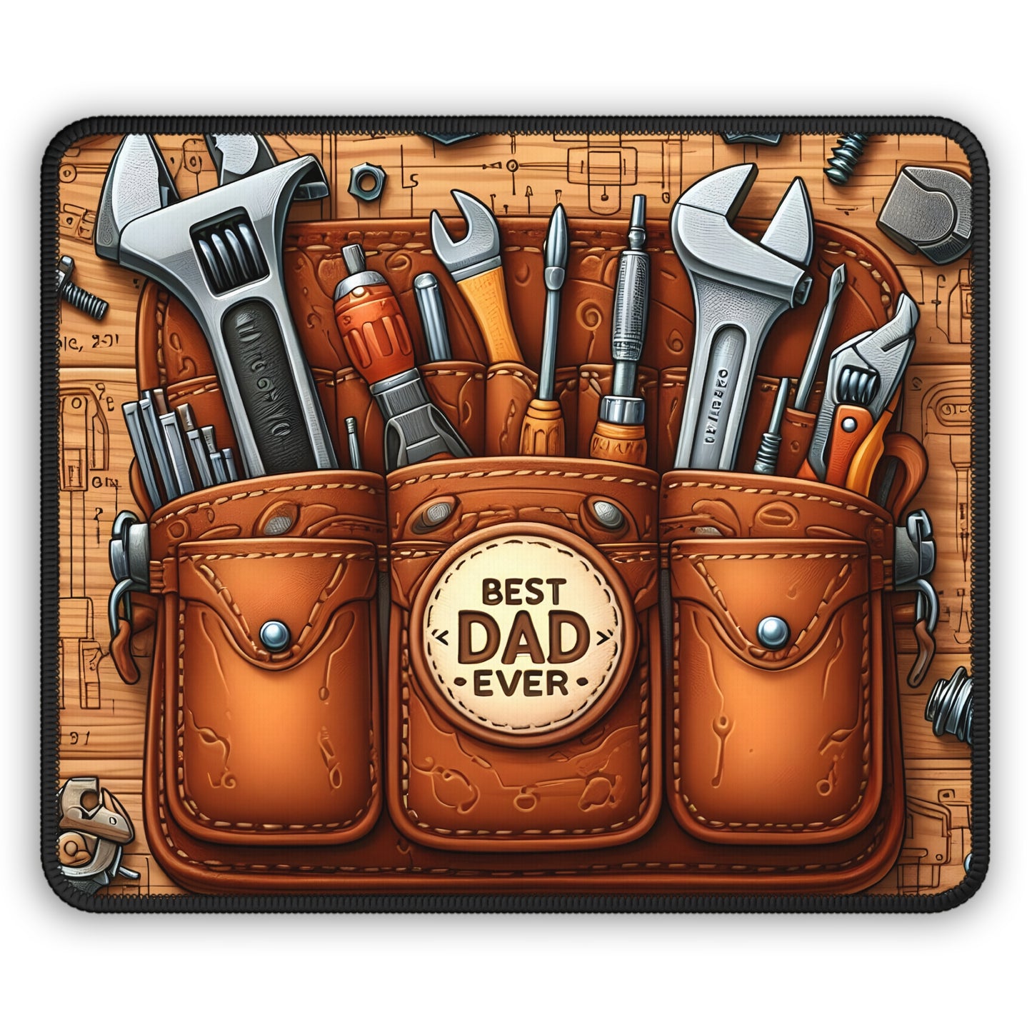 Best Dad Ever Toolbelt Mouse Pad
