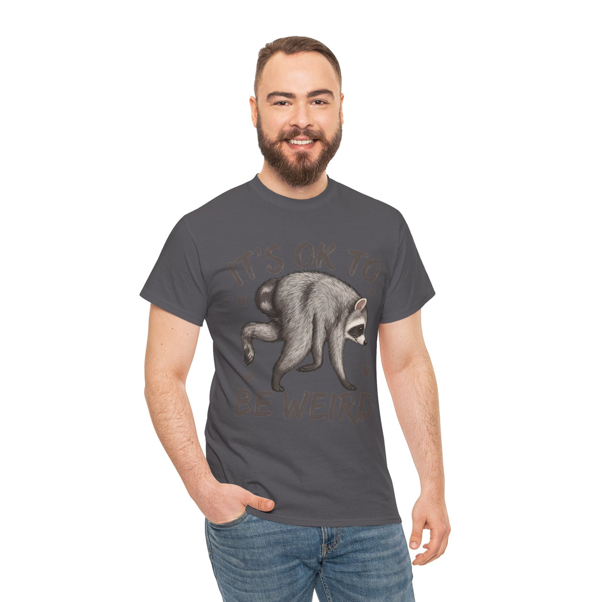 It’s OK to Be Weird Raccoon T-Shirt