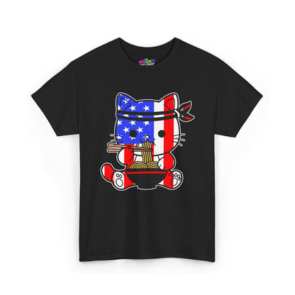 Patriotic Ramen Cat T-Shirt
