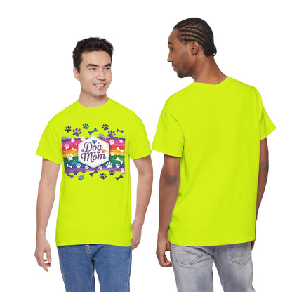 Rainbow Dog Mom T-Shirt