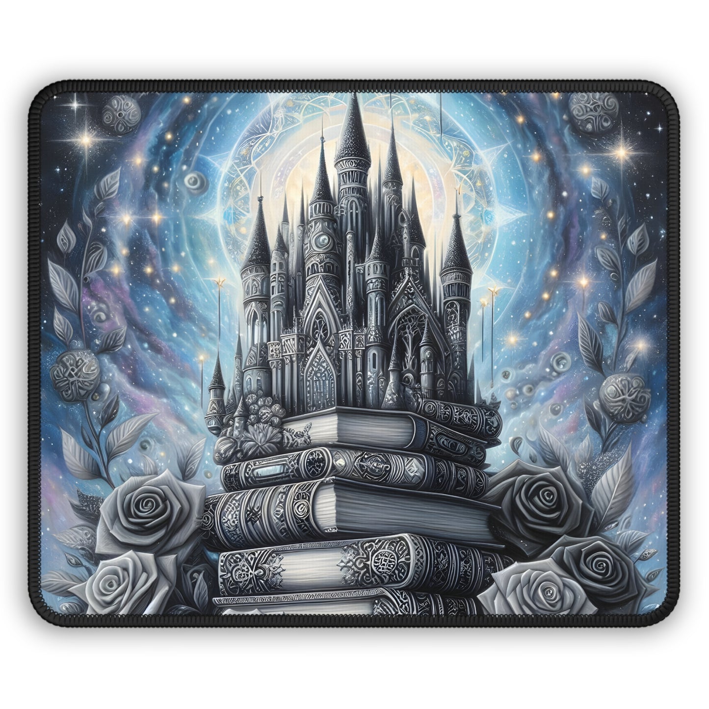 Enchanted Castle Library Mouse Pad