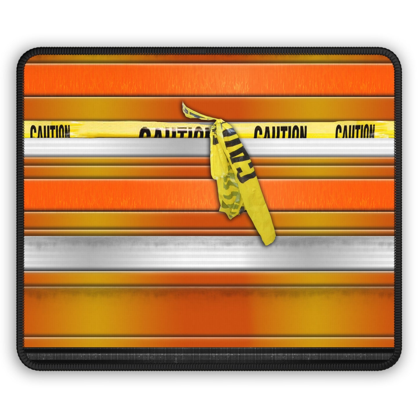 Caution Stripe Mouse Pad