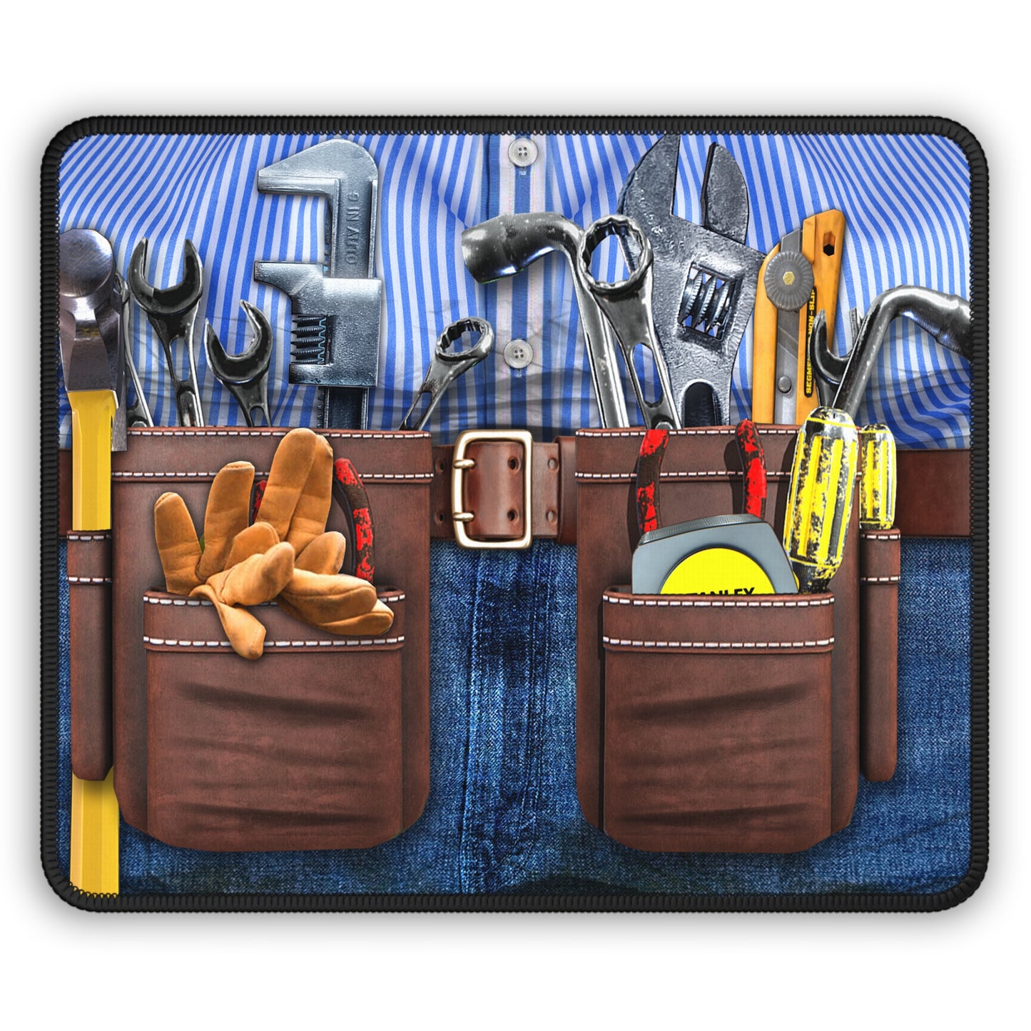 Handyman Tool Belt Mouse Pad
