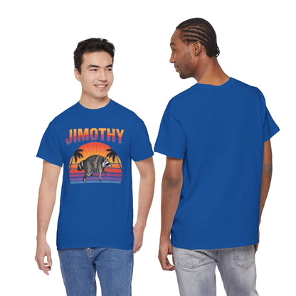 Jimothy Retro Sunset Raccoon T-Shirt