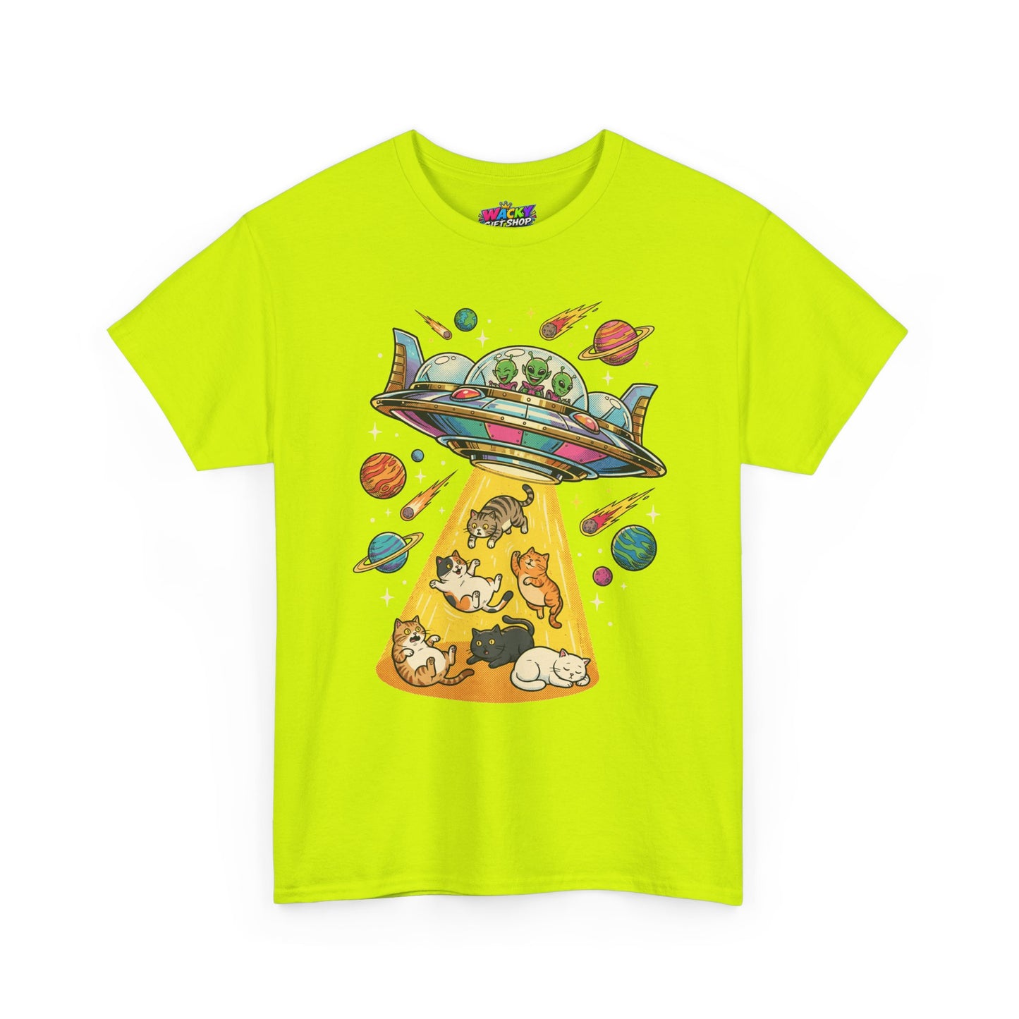 Alien Cat Abduction T-Shirt