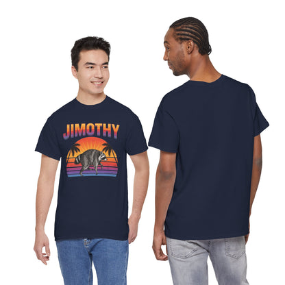 Jimothy Retro Sunset Raccoon T-Shirt