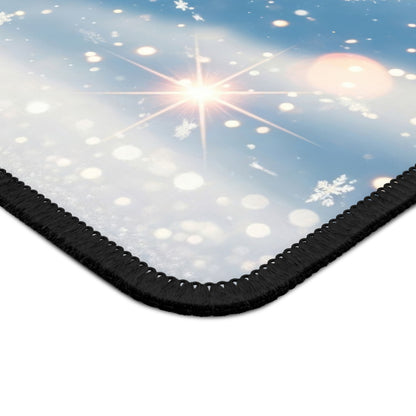 Winter Glow Snowfall Mouse Pad
