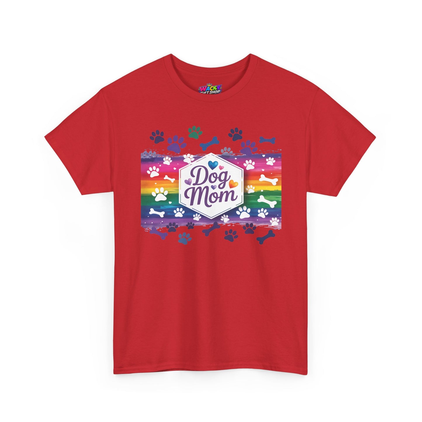 Dog Mom Rainbow T-Shirt