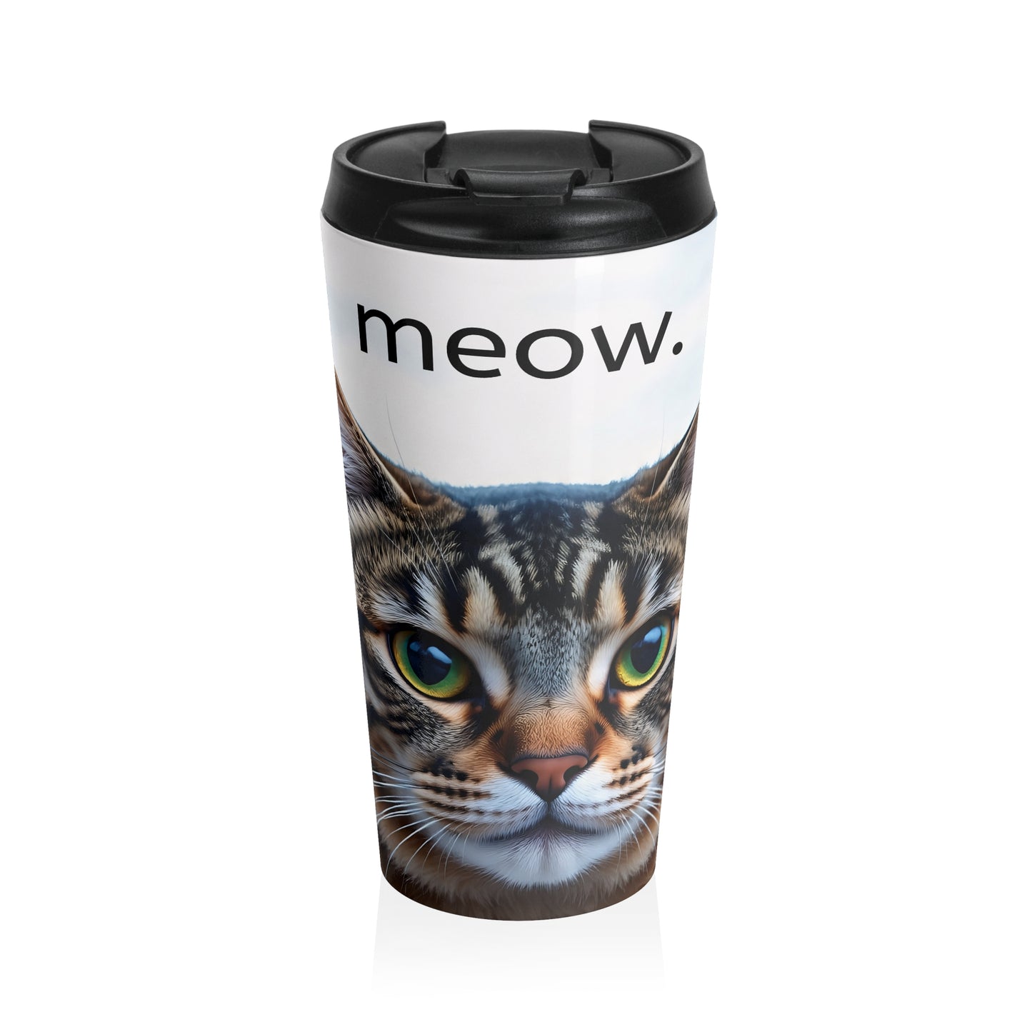 Meow Cat Travel Mug