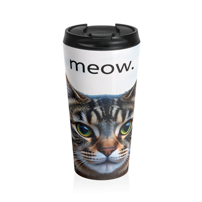 Meow Cat Travel Mug