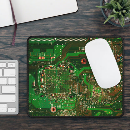 Emerald Circuit Core Mouse Pad