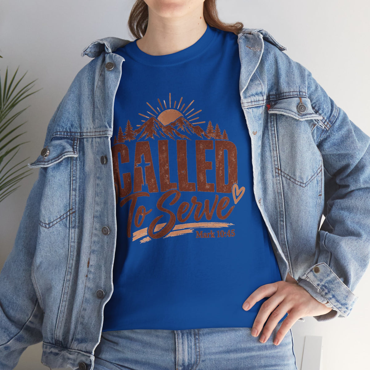 Called to Serve Mark 10:45 Christian T-Shirt