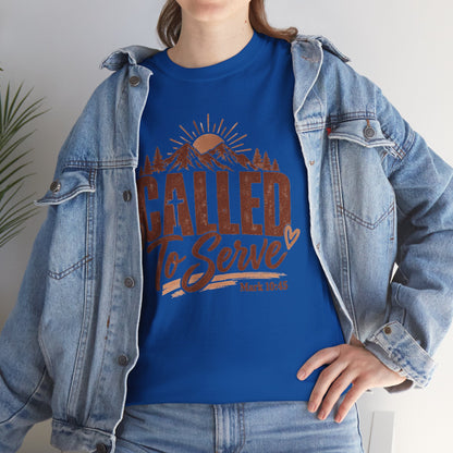 Called to Serve Mark 10:45 Christian T-Shirt