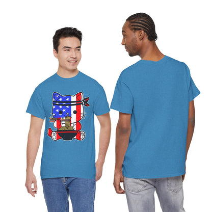 Patriotic Ramen Cat T-Shirt