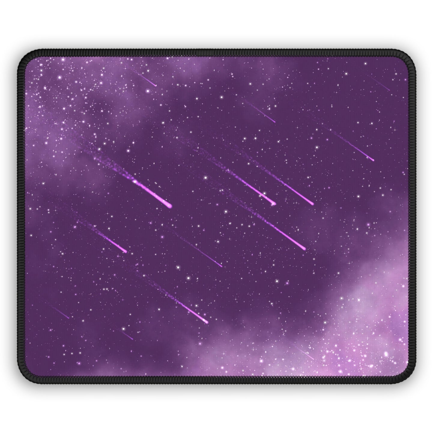 Violet Meteor Shower Mouse Pad