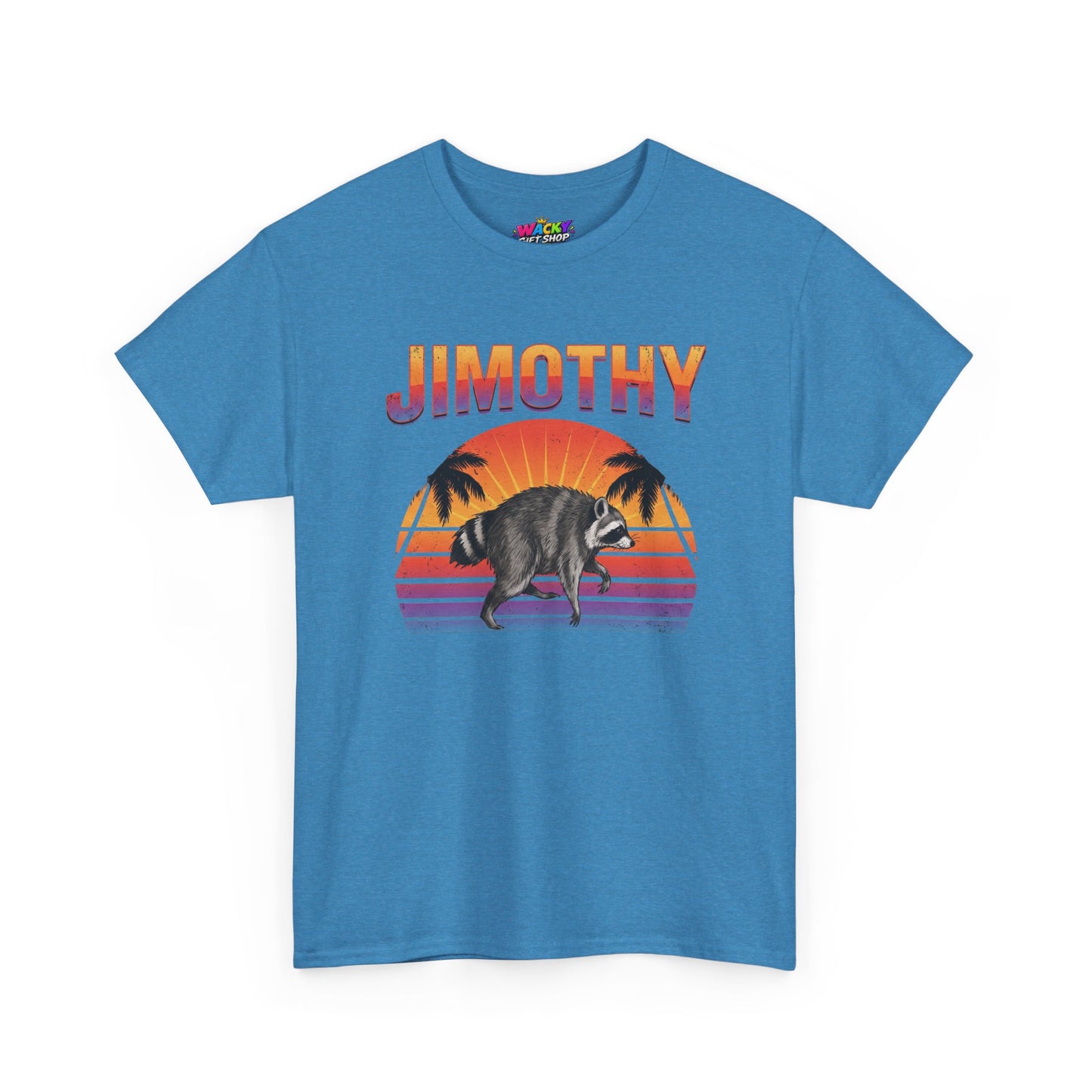 Jimothy Retro Sunset Raccoon T-Shirt