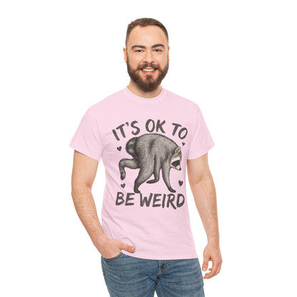 It’s OK to Be Weird Raccoon T-Shirt