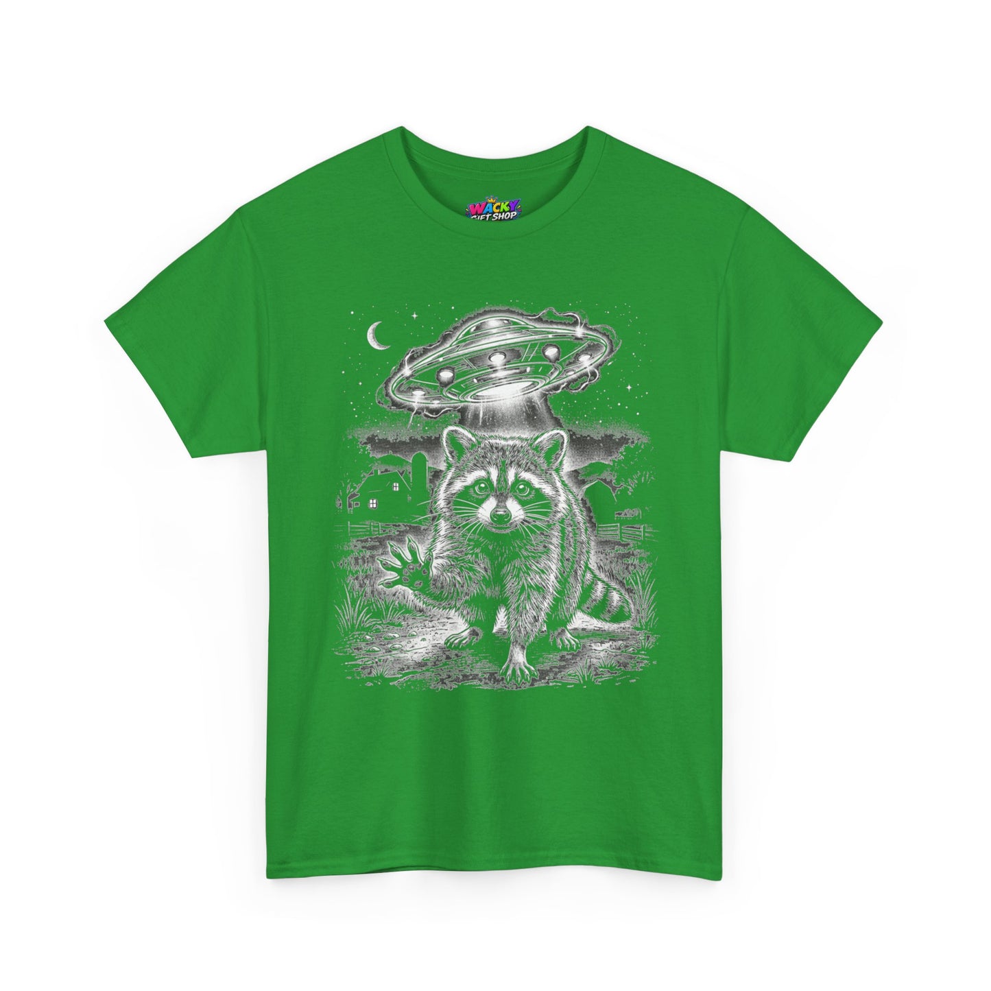 Take Me With You Raccoon UFO T-Shirt