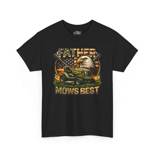Father Mows Best Lawn Mower T-Shirt