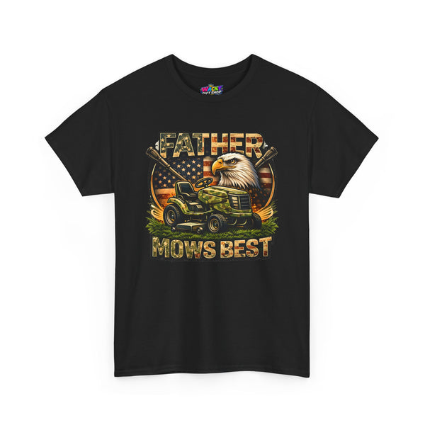 Father Mows Best Lawn Mower T-Shirt